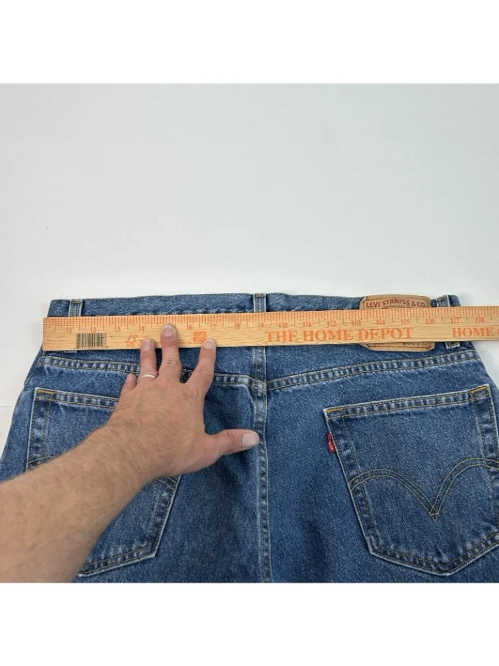Levis 517 Jeans Pants Mens 36x32 Blue Denim Regular Fit Straight Leg Y2K